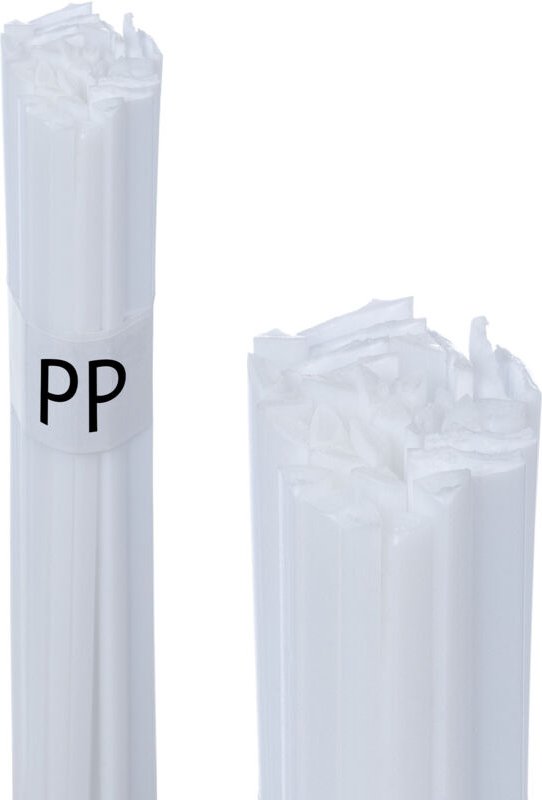 Rosfix Lötdraht PP Weiß 50 g – Mix Band 8 mm/Dreieck 3,5 mm Länge 42 cm, Schmelz 260-330°C Auto Industrie Haushaltsgerät...