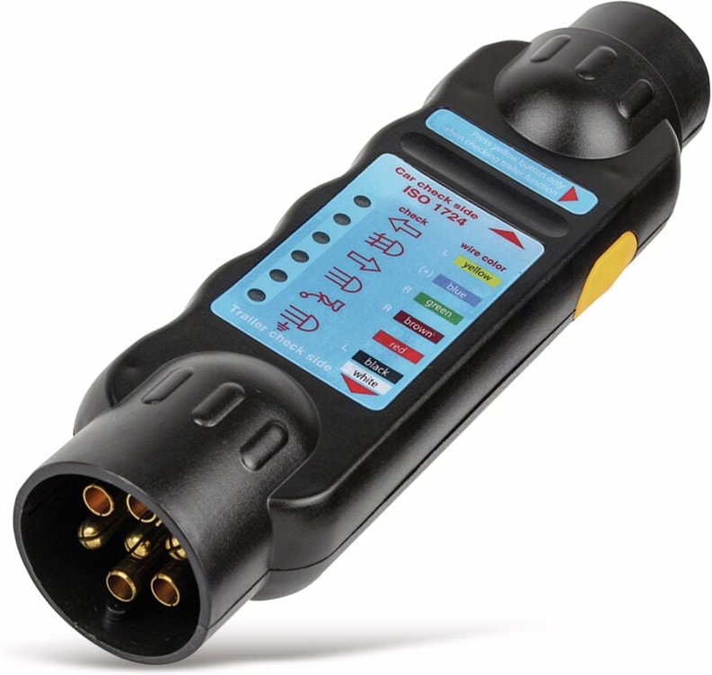 Las Anhängersteckdosen-Tester 10181, 7-polig