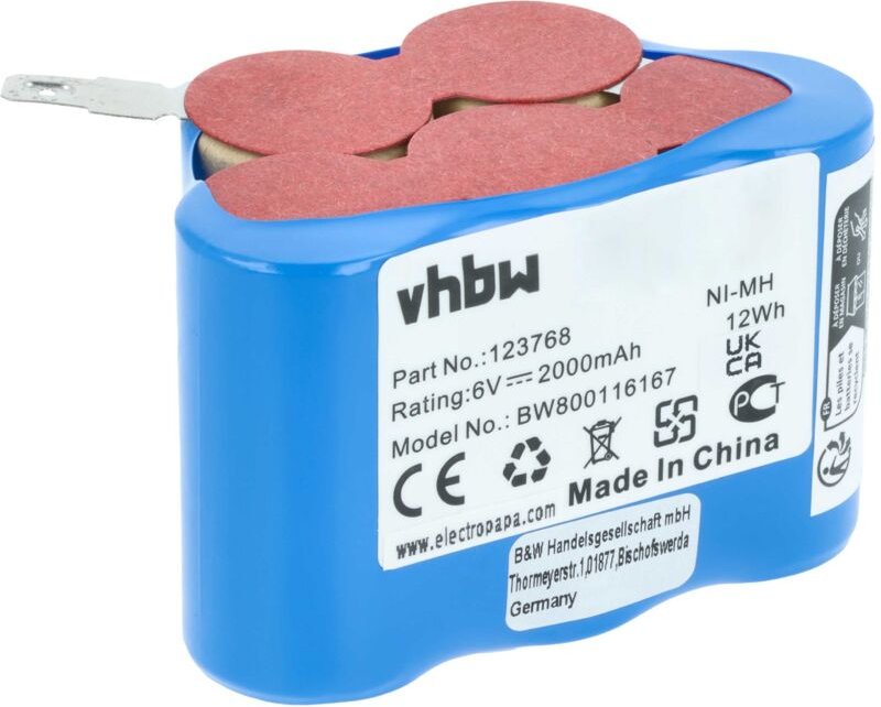 Vhbw - Akkupack kompatibel mit dkw uvm. Mopeds mit Laderegler (2 Ah, 6 v, NiMH)