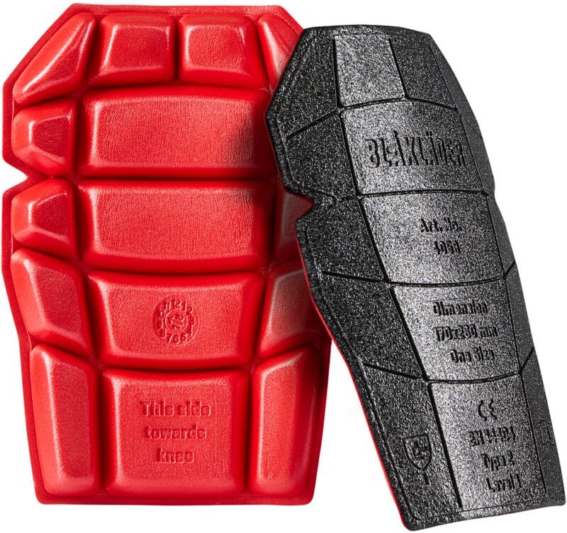 Knieschützer 4058 - Schwarz/Rot TU