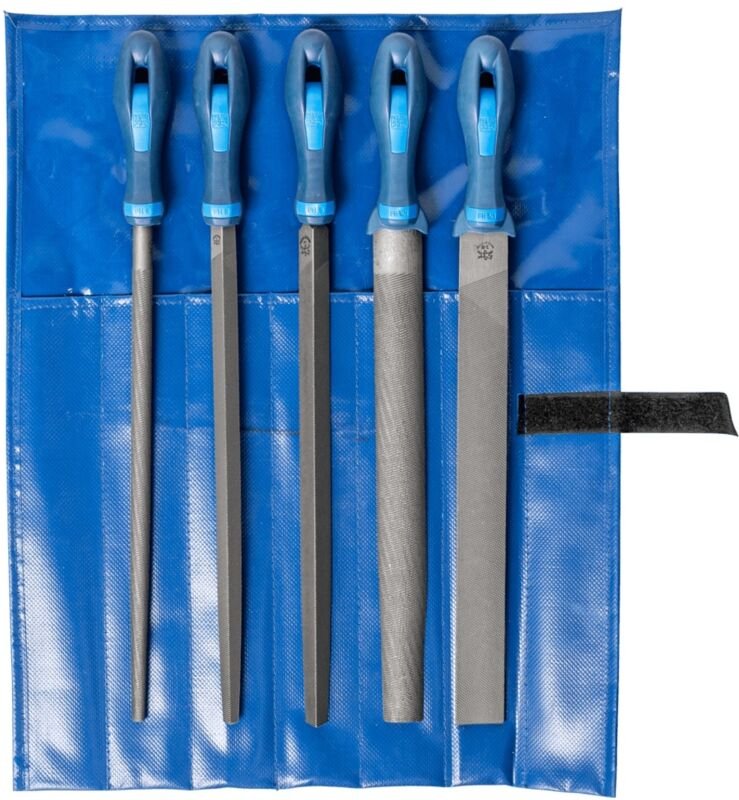 Pferd - 11800551 Werkstattfeilen-Set Hieb 1 in PVC-Rolltasche Länge 300 mm 1 St.