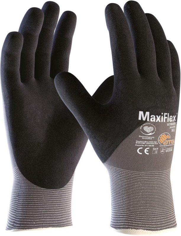 FP - atg® Nylon-Strickhandschuhe MaxiFlex® Ultimate™ (34-875) 3/4 besch 24418 Gr.08