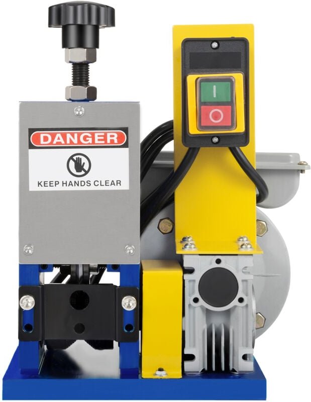 Mophorn - Automatische Abisoliermaschine für Kabel, 1,5 – 25 mm, elektrisch, tragbar, für Kupferrecycling, inkl. einer K...
