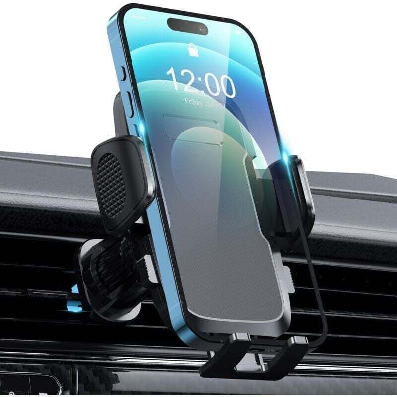 Handyhalterung für die Lüftungsschlitze im Auto, 360° drehbar, mit Entriegelungsknopf, kompatibel mit iPhone 14 Pro Max ...