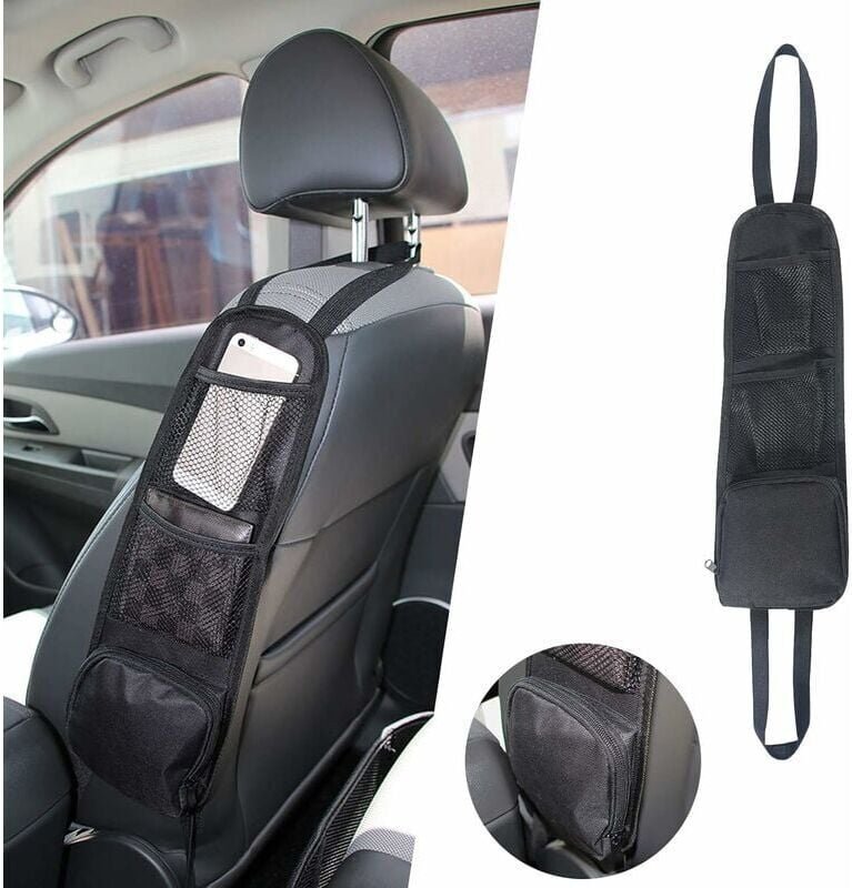 Thumbnail - Auto-Organizer, Seiten-Organizer für Autositze, faltbare Aufbewahrungstasche fürs Auto, Netztaschen, multifunktionale Hä...