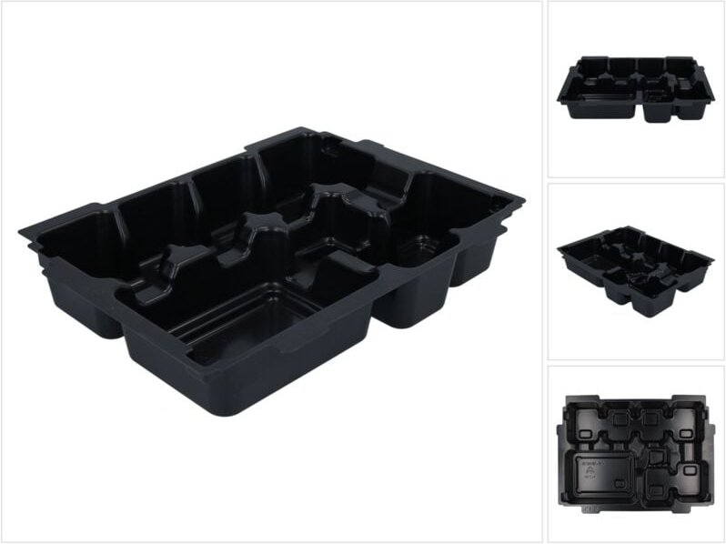 Makita System Einlage für 6x Akku und Ladegerät 10,8 / 12 V max. CXT ( 838454-9 ) für Makpac