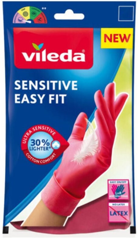 Sensitive Handschuhe Easy Fit Vileda Größe m