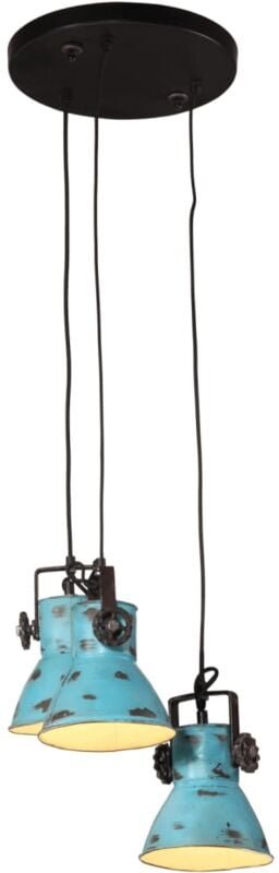 Hängelampe 25 w Blau 30x30x100 cm E27 Vidaxl