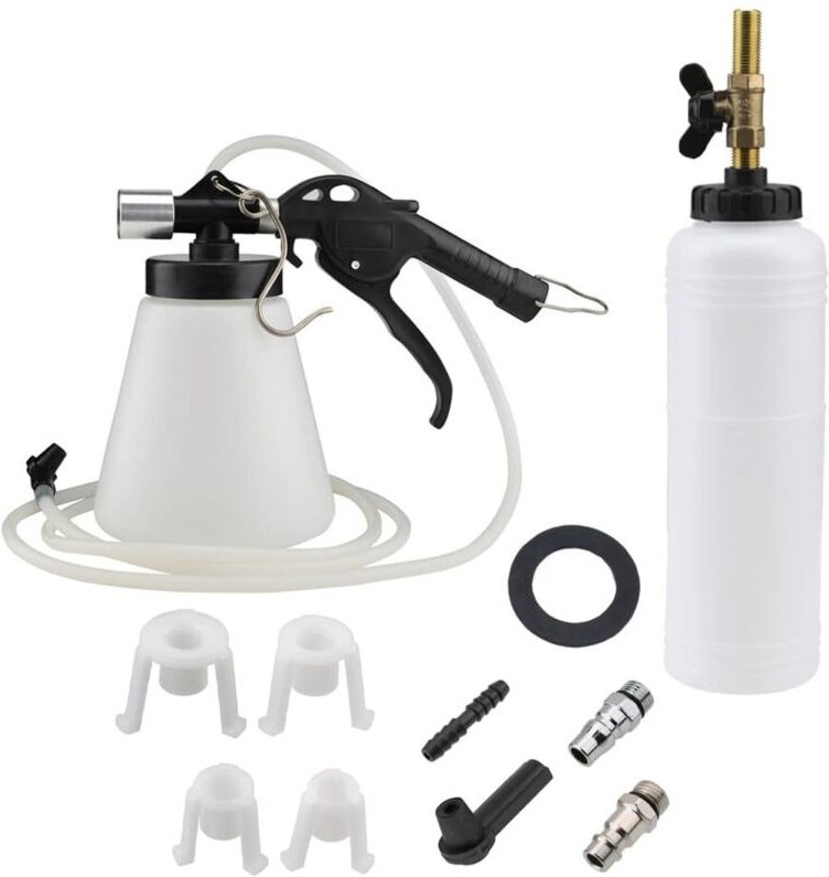 Druckluft-Bremsenentlüftungsgerät für Autos mit 1-Liter-Nachfüllflasche