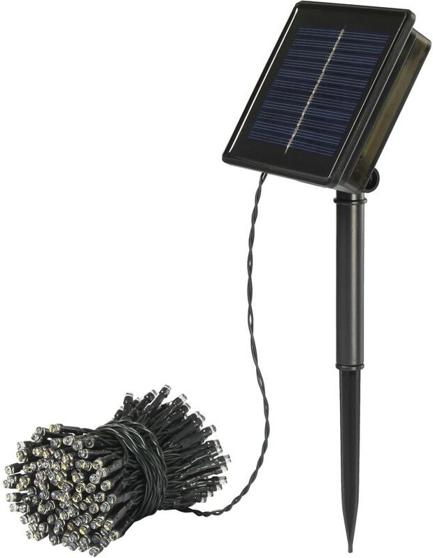 Thumbnail - Sygonix - SY-5596928 Solar-Lichterkette led Schwarz, Standard-Grün (seidenmatt)