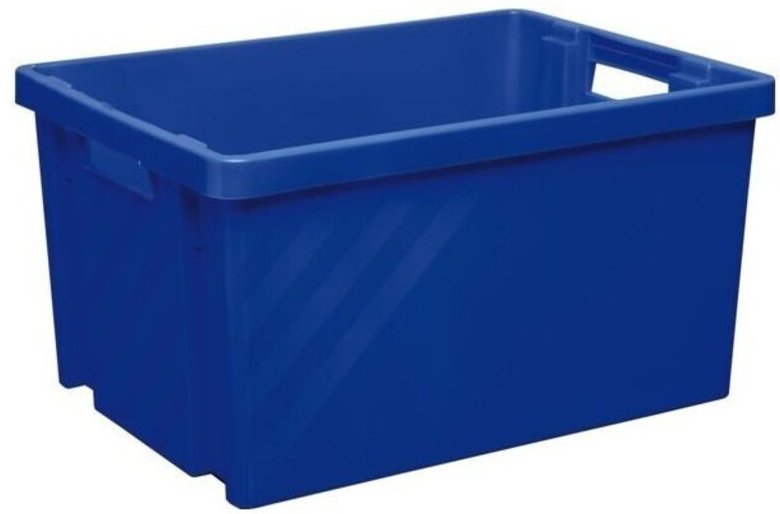 Industrie-Behälter zum Stapeln und Einsetzen, 30 l, Blau