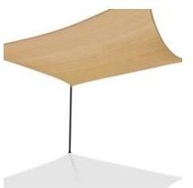 Rechteckiges Sonnensegel 2x4 M sand