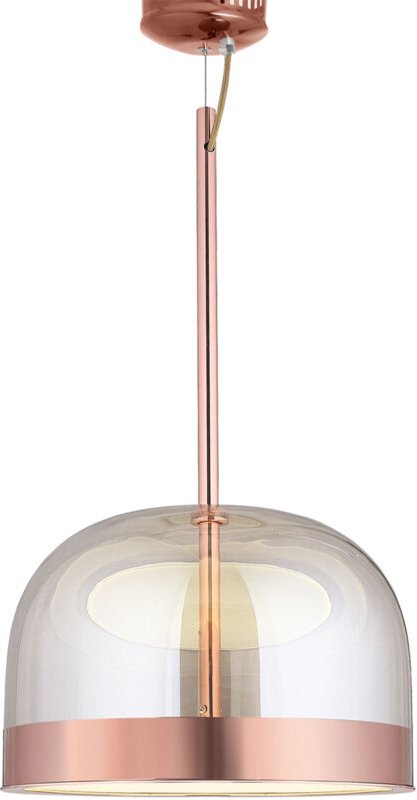 Hängelampe Lumineca Raychel 36x24 cm Gold Rosa