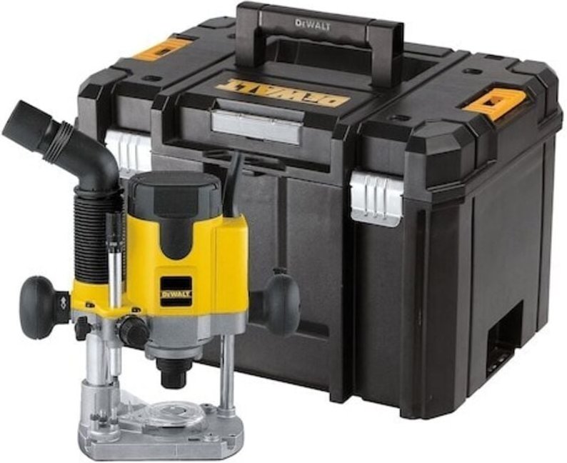 Dewalt - DW621K Elektronik Oberfräse 1100W mit Koffer & Parallelanschlag