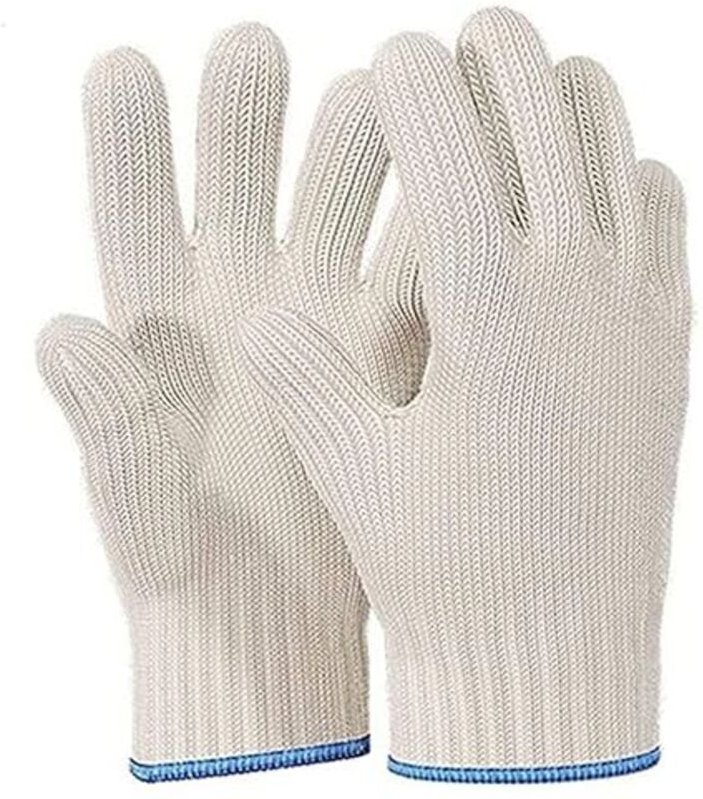 Hitzebeständige Kochhandschuhe für drinnen und draußen - Hitzeschutzhandschuhe zum Kochen, Backen, Topfhalten, Smoker Gr...