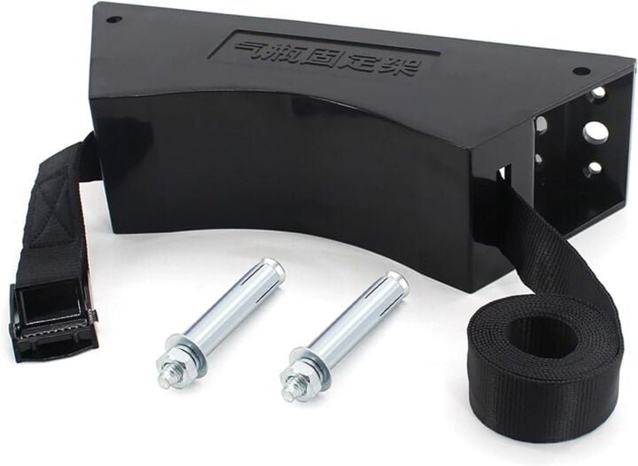 Halterung für Propangasflaschen, Gasflaschen, Wandhalterung Flaschen, Gasflaschen Wasserenthärter im Wohnmobil