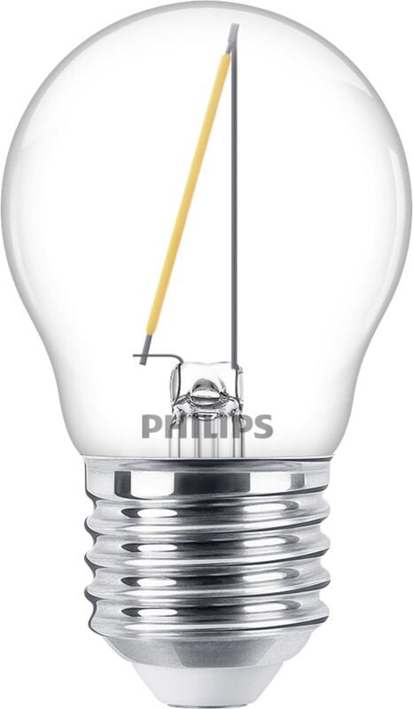 Philips - led 76425800 led eek f (a - g) E27 Tropfenform 1.4 w = 15 w Warmweiß (ø x l) 4.5 cm x 7.8 cm