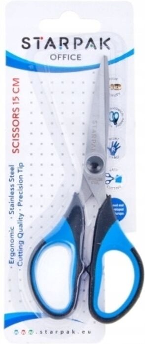 Schere mit Gummigriffen 14 cm