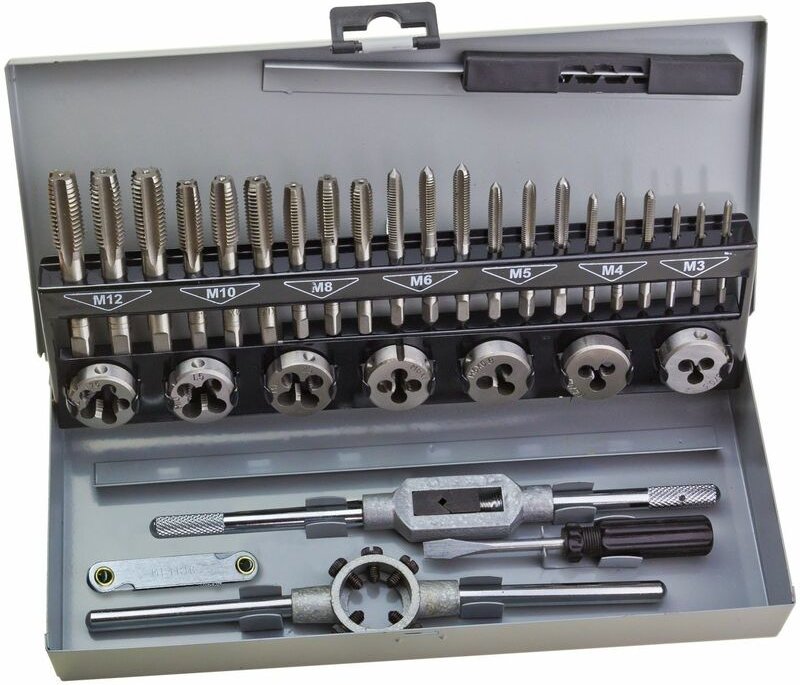 Thumbnail - Dema - Gewindeschneider Gewindebohrer Set Gewindeschneidsatz Gewindeschneidset 33 tlg.