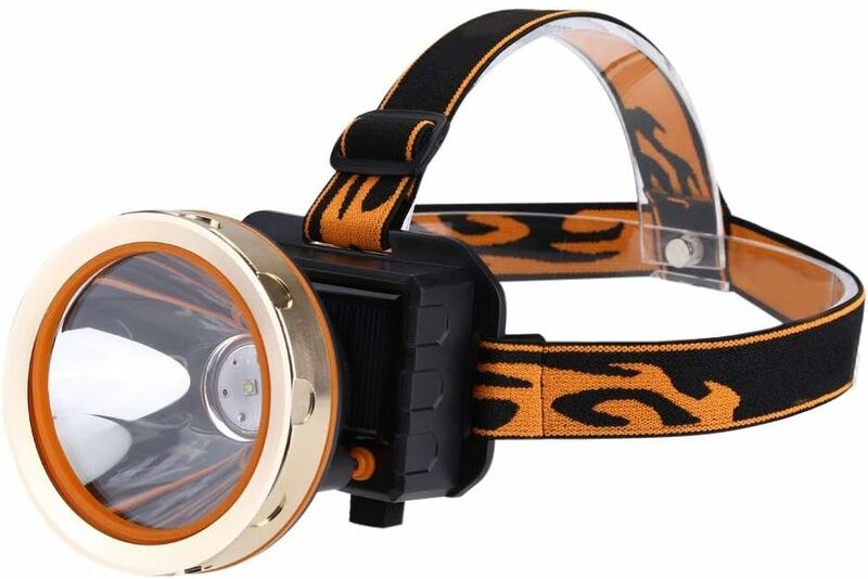 Solar-wiederaufladbare LED-Stirnlampe, tragbare wasserdichte 3-Modus-Stirnlampe, ultrahelle Outdoor-Taschenlampe