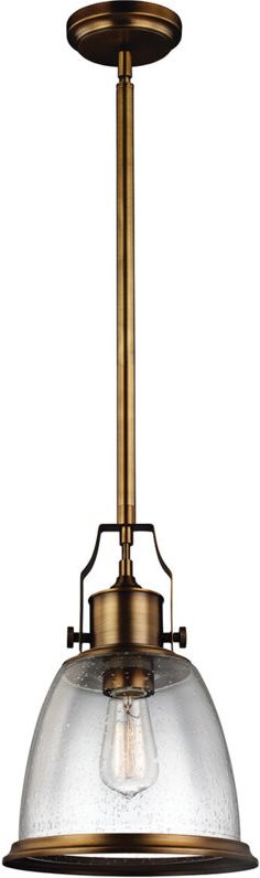 Elstead Hobson - 1 Light Medium Dome Deckenanhänger Messing, E27