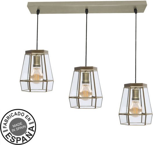 Thumbnail - 3xe27 Leder regx64x14 cm