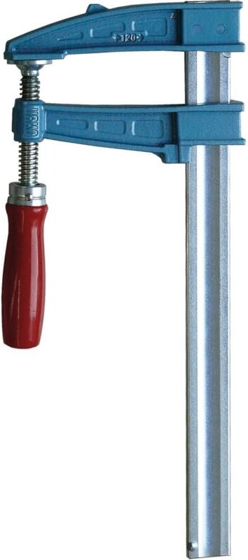 Spindelpresse mit Bremse und Holzgriff Klemmung 40cm Urko Schaft 35x8mm Ausladung 120mm - 1514040