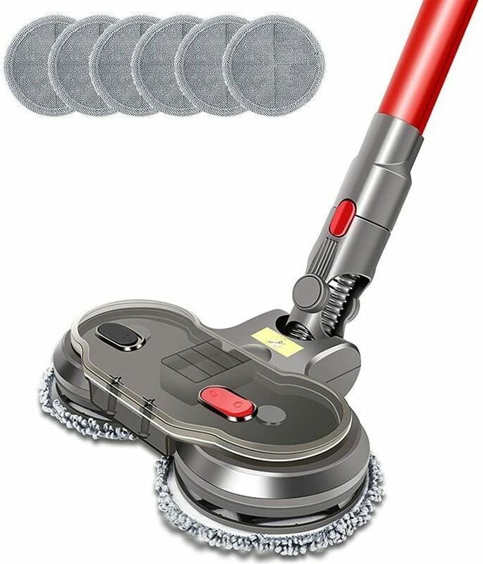 Electric Mop Head for V10 V11 V7 V8 Vacuum Cleaner, Brush Broom for Dyson,Electric Mop Accessory Rotary Brush for Dyson ...