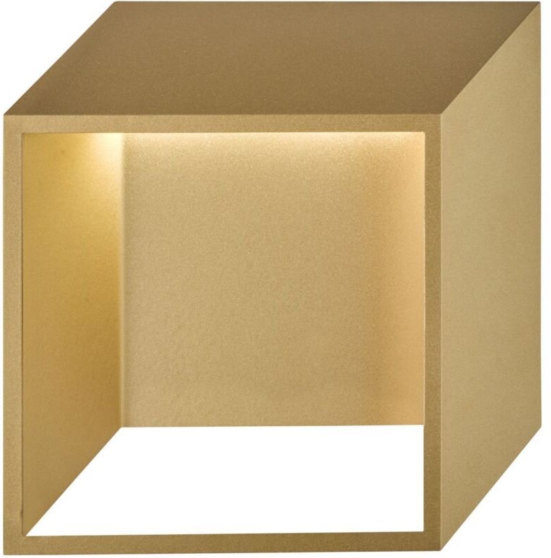 Wandlampe Innen led Modern Wohnzimmer Wand led Lampe Treppenhaus Innen goldfarben, Down Strahler Metall, 5,5W 400Lm warm...