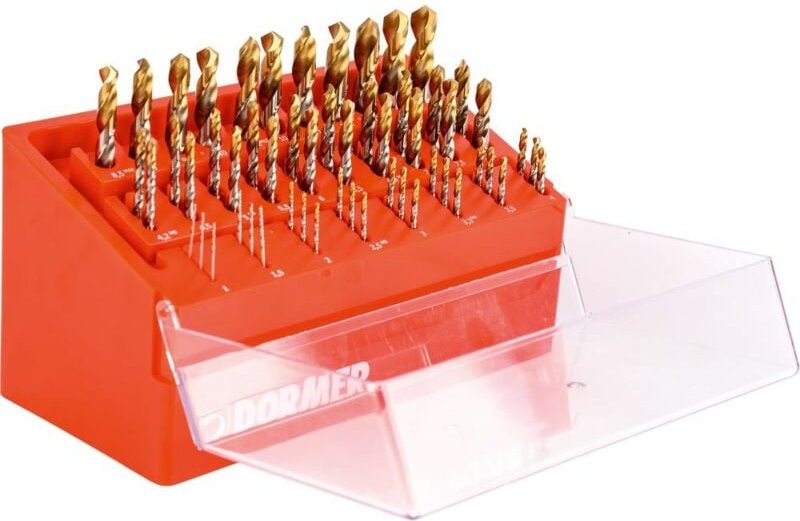 DrillboyXL 55 teilig mit A002 hss Bohrern Dormer