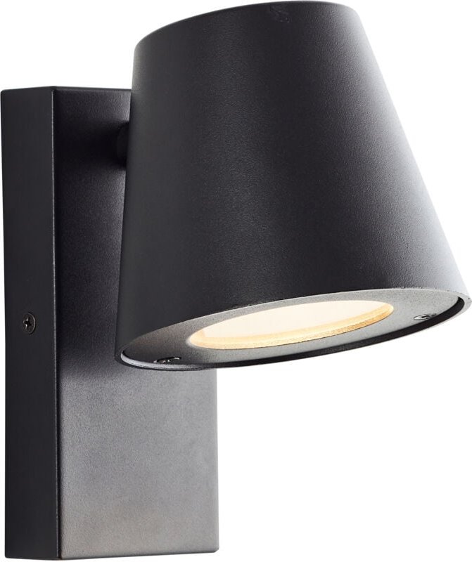 Brilliant - Außen-Wandleuchte Bari Außenlampe, GU10, 17 cm Höhe, Metall, schwarz