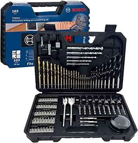 Titanium Pro Bohrer und Schraubendreher Bit Set 103-teilig ( 2608594070 ) - Bosch