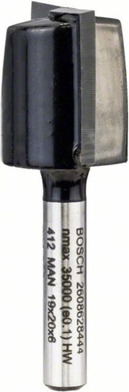 Bosch Nutfräser Standard for Wood, 6 mm, D1 19 mm, L 19,5 mm, G 51 mm