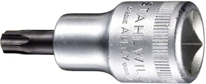 Stahlwille - 54 tx t 27 03100027 Innen-TORX Steckschlüssel-Bit-Einsatz t 27 1/2' (12.5 mm)