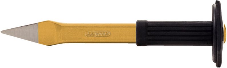 Kreuzmeißel mit Handschutzgriff, flach oval, 300mm