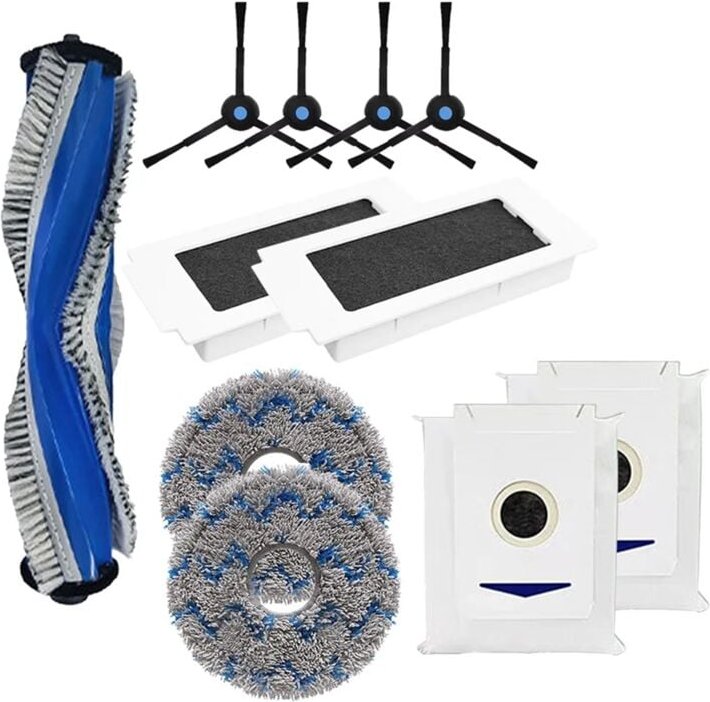 Wichtigsten Seite Pinsel Hepa-Filter Mopp Tuch für Debot T30 Pro Omni