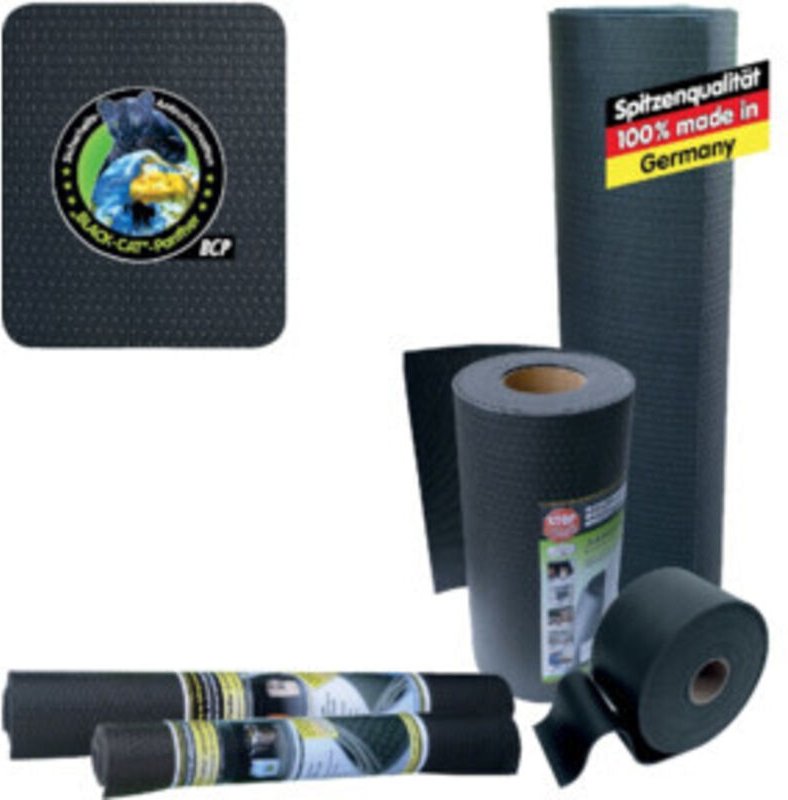 Antirutsch-Matte Rollenware 0,20x8m black cat Panther