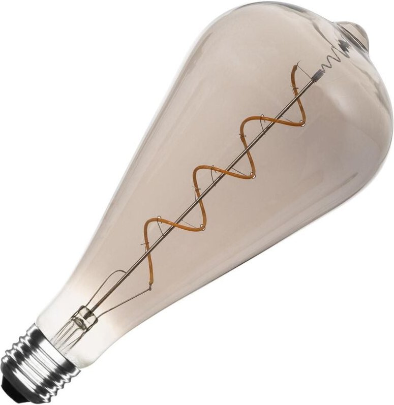 Efectoled - LED-Glühbirne Filament E27 4W 400 lm ST115 Smoky No Flicker 2200K Superwarm