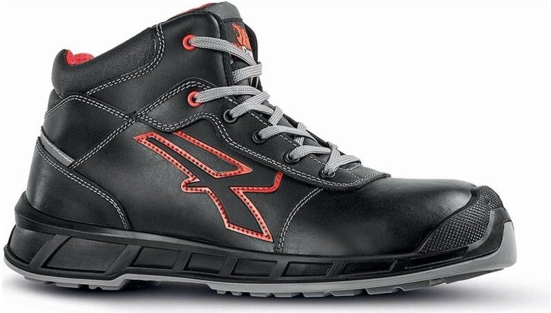 Hochsichere Sicherheitsschuhe STING S3S CI FO SR - Schwarz/Rot 48