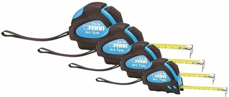 Magnetische MAŽƒBAND BANDMAŽƒ ROLLMAŽƒBAND messband 3 m Fervi F323