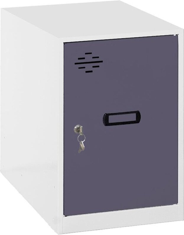 Simonrack Simonlocker Dism. Mini Weiß Anthrazit Schrank