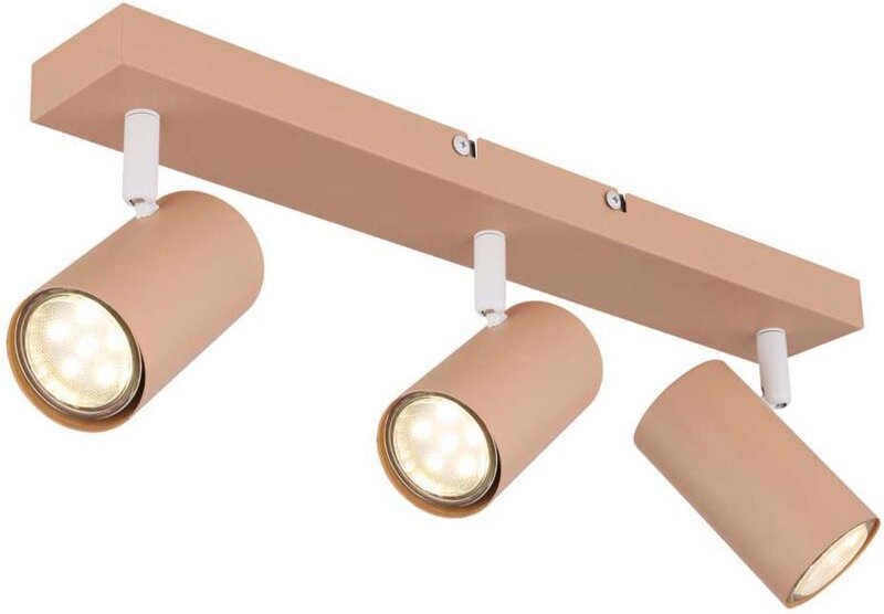 Deckenlampe Spotleuchte Deckenstrahler beweglich Wohnzimmerlampe pfirsch L 41 cm