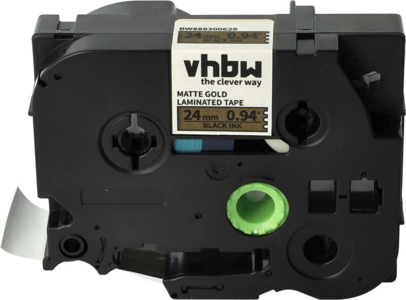 Vhbw - 1x Schriftband-Kassette kompatibel mit Brother pt h 500 Li, p 700, P900W, P950NW, P750W, PT-2400 Etiketten-Drucke...