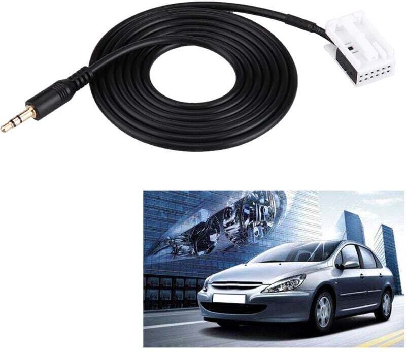 AUX-Kabel, Kfz-Audio-Zusatzkabel mit Radioausbauwerkzeug für C2 C5 307308407