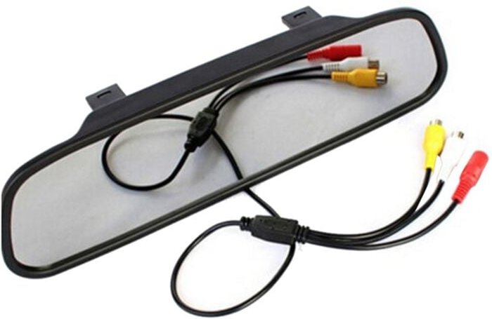 4,3-Zoll-Rückspiegel-Display Auto HD LCD-Bildschirm DVD Rückfahrkamera Zubehör