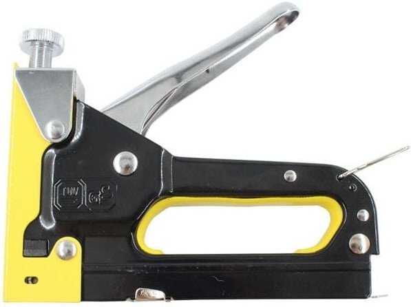 Robuster 3-in-1-Hefter mit 3000 Klammern und Klammerentferner, manuelle Hefter und Nagler aus Stahl für Wand, Holz, Pols...