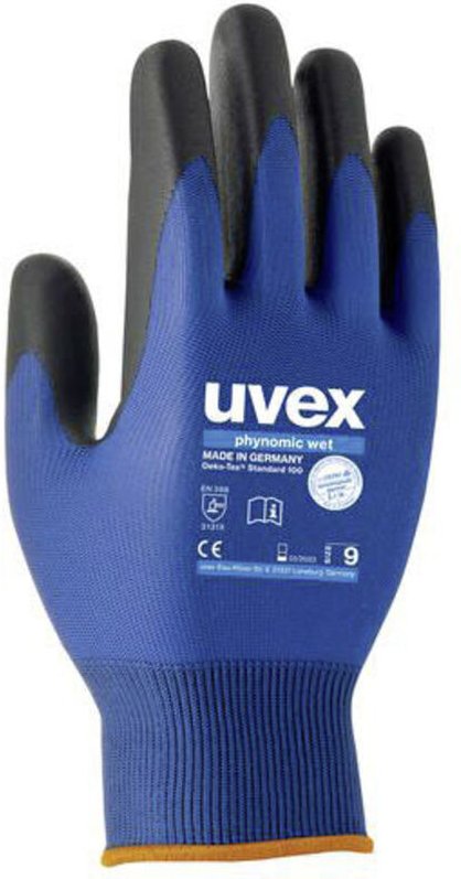 Uvex - phynomic wet 6006007 Arbeitshandschuh Größe (Handschuhe): 7 en 388 1 Paar