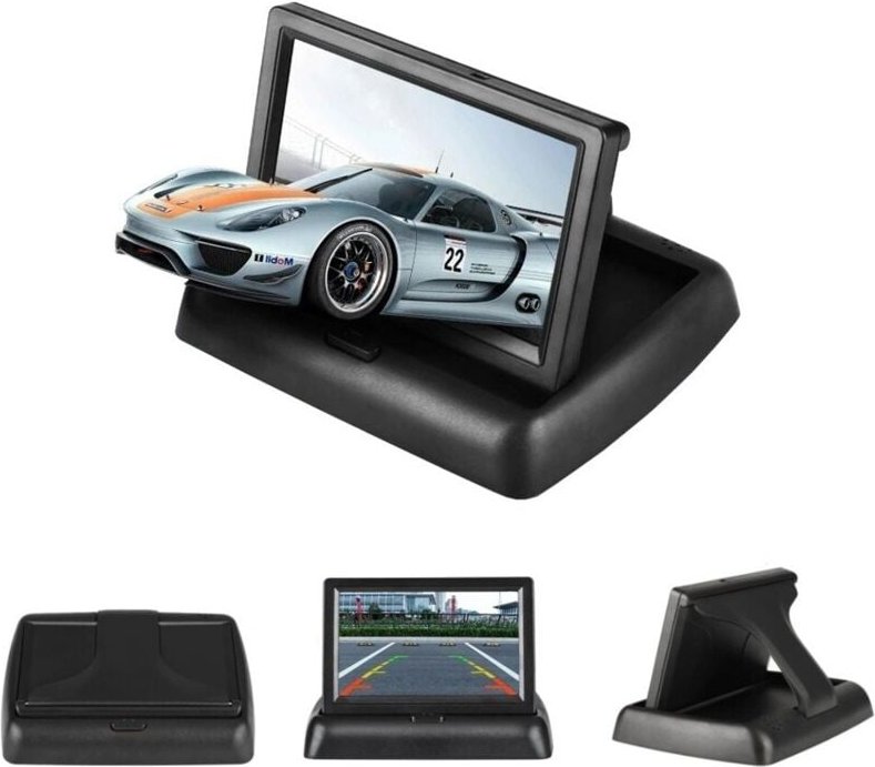 Monitor, klappbares Rückfahrkamera-Display 12V