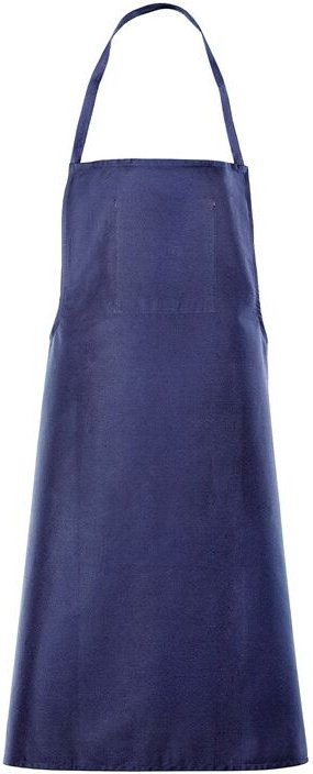 TEXXOR 4452 Brustlatzschürze 4452 Länge ca. 100 x Breite ca. 80 cm blau 100 % Ba