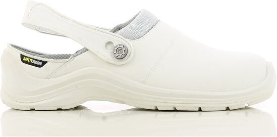 Cortina - Leichter Küchenclog Cortado - Weißes Leder - Größe 38